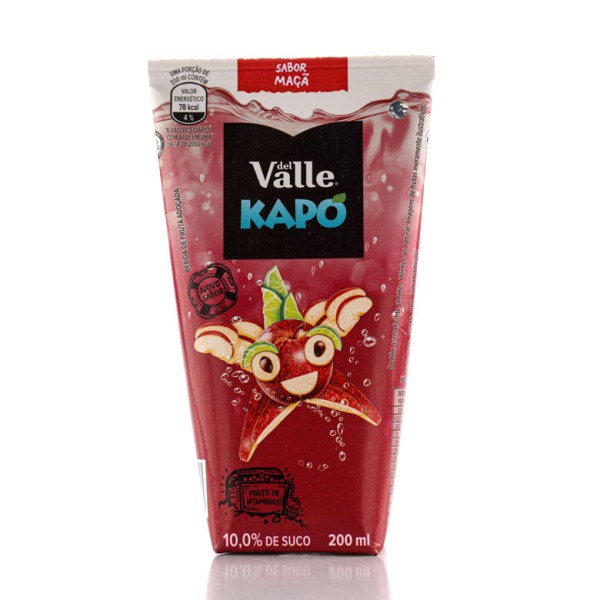Encontraproduto.com.br - Bebida Mista Del Valle Kapo Maçã 200ml