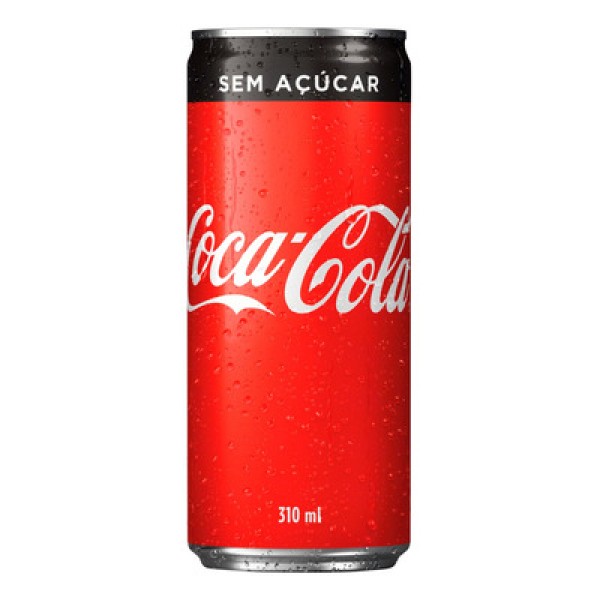 Encontraproduto.com.br - Refrigerante Coca-Cola Sem açúcar Sleek Lata com 310ml