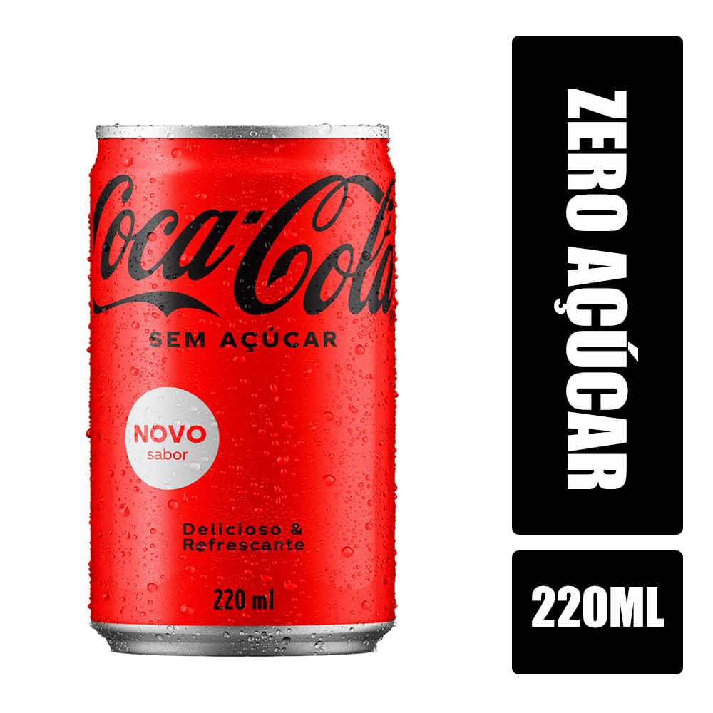 Refrigerante Coca Cola 220ml Lt Sem Acucar