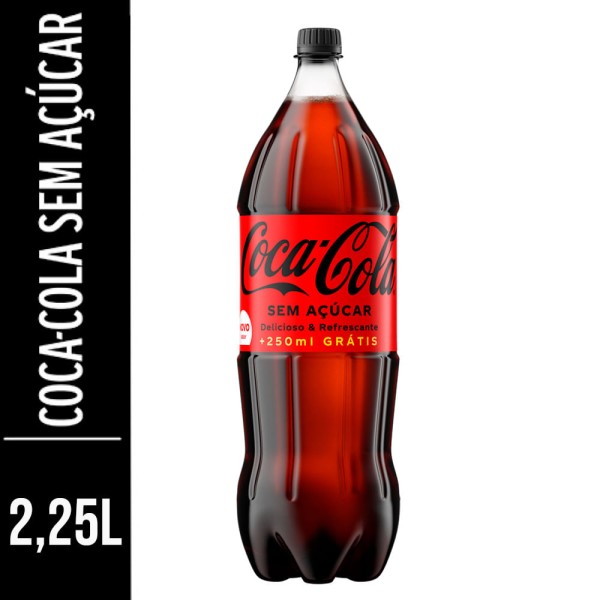 Encontraproduto.com.br - Refrigerante Coca Cola Sem Açúcar Pet 2,25L