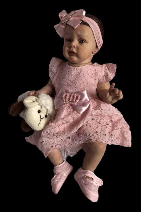 Boneca Bebe Reborn by Baby Dolls molde Chloe Com Corpo pano versao 2