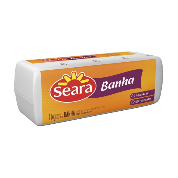 Encontraproduto.com.br - Banha Suína Seara Pacote com 1kg