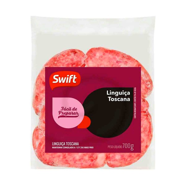 Encontraproduto.com.br - Linguiça Toscana Swift Pacote com 700g