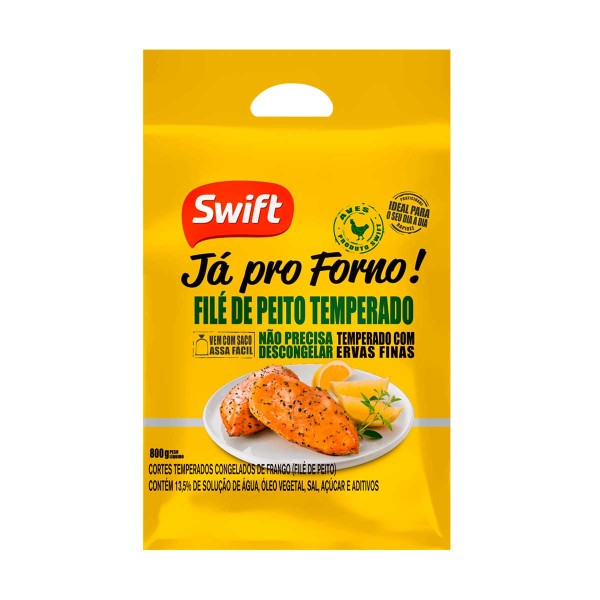 Encontraproduto.com.br - Filé Peito Temperado Já Pro Forno Swift 800 g
