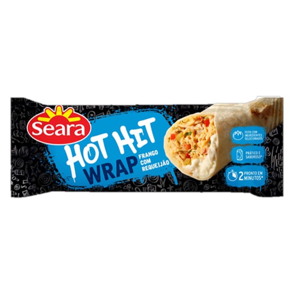 Encontraproduto.com.br - Wrap Seara Hot Hit Frango c/ Requeijão Pacote 100g