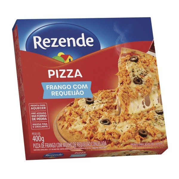 Encontraproduto.com.br - Pizza Rezende Frango com Requeijão 400g
