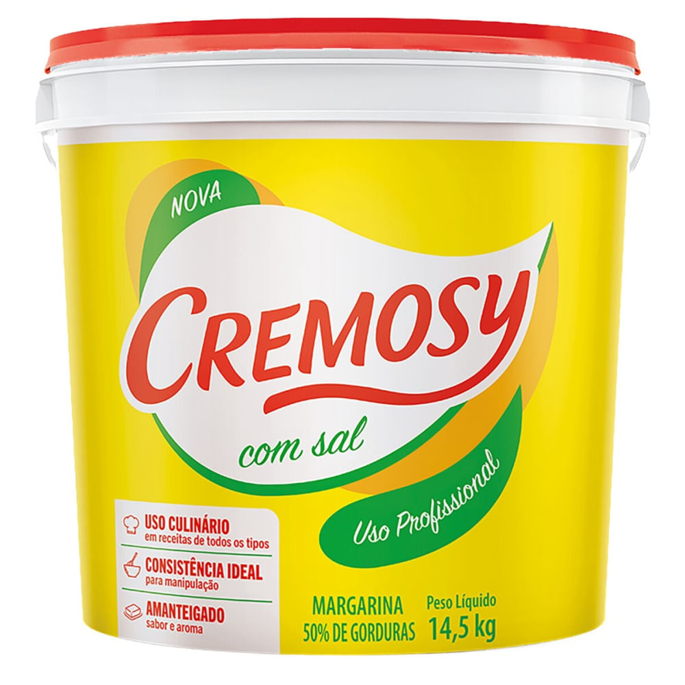 Encontraproduto.com.br - Margarina Cremosy Com Sal Balde com 14,5kg