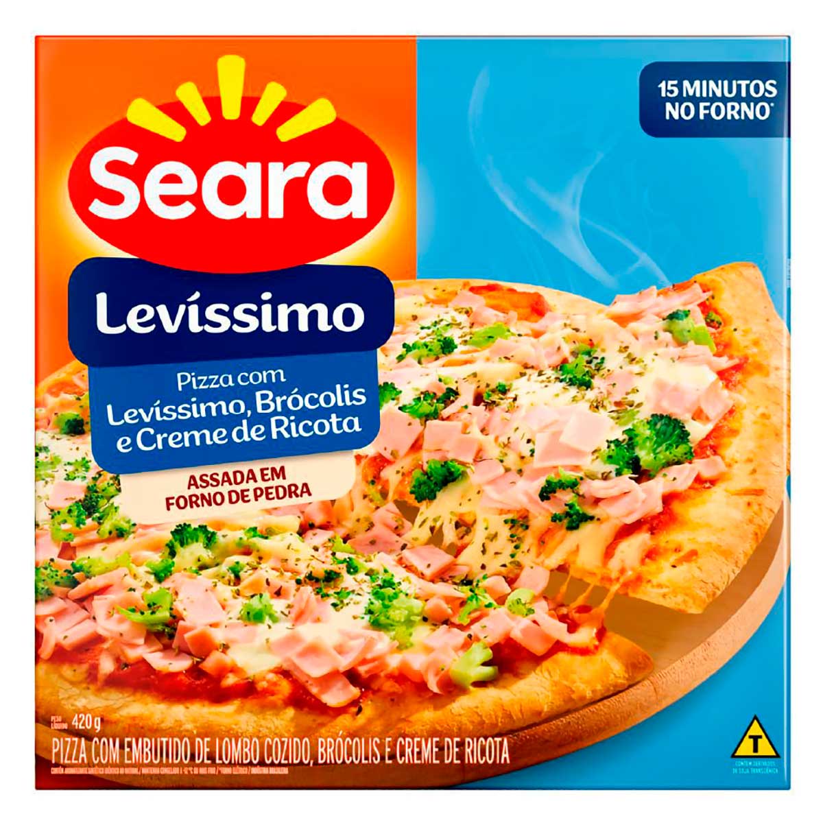 Encontraproduto.com.br - Pizza Seara Levíssmo Com Brócolis 420g
