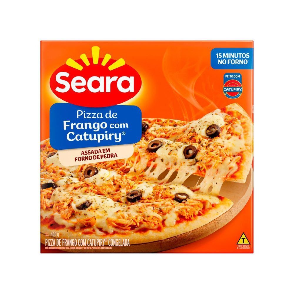 Encontraproduto.com.br - Pizza Seara Frango Com Catupiry 460g