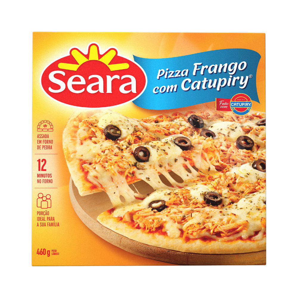 Encontraproduto.com.br - Pizza Seara Frango Com Catupiry 460g