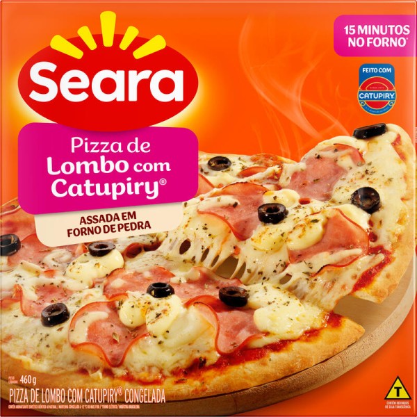 Encontraproduto.com.br - Pizza Seara Lombo Com Catupiry 460g