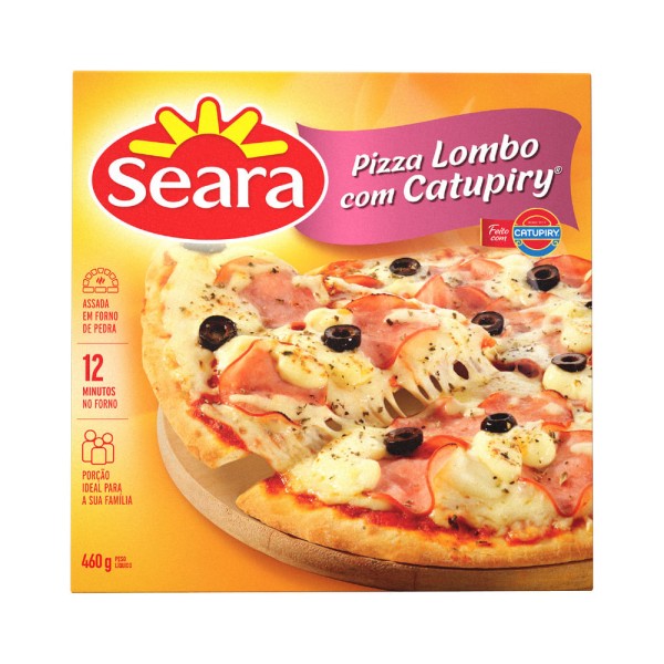 Encontraproduto.com.br - Pizza Seara Lombo Com Catupiry 460g