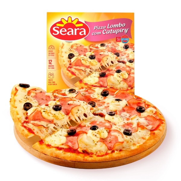 Encontraproduto.com.br - Pizza Seara Lombo Com Catupiry 460g