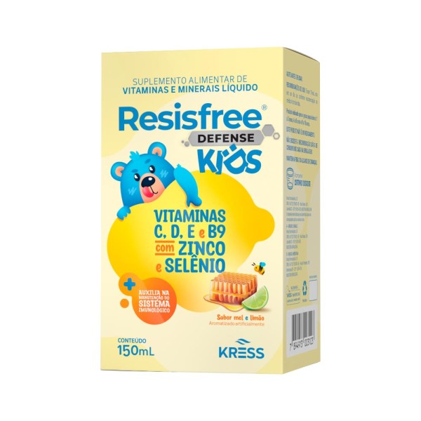 Encontraproduto.com.br - Resisfree Defense Kids 150ml Mel E Limao