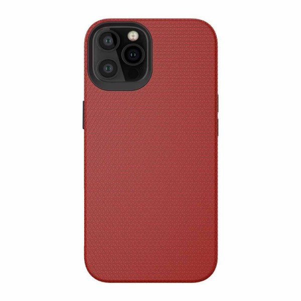 Encontraproduto.com.br - Double Case Para Iphone 13 Pro Max Vermelha - Capa Antichoque Dupla