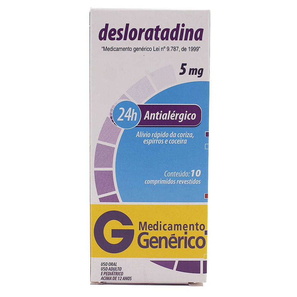 Encontraproduto.com.br - Desloratadina 5M10Cpr Rev - Legr
