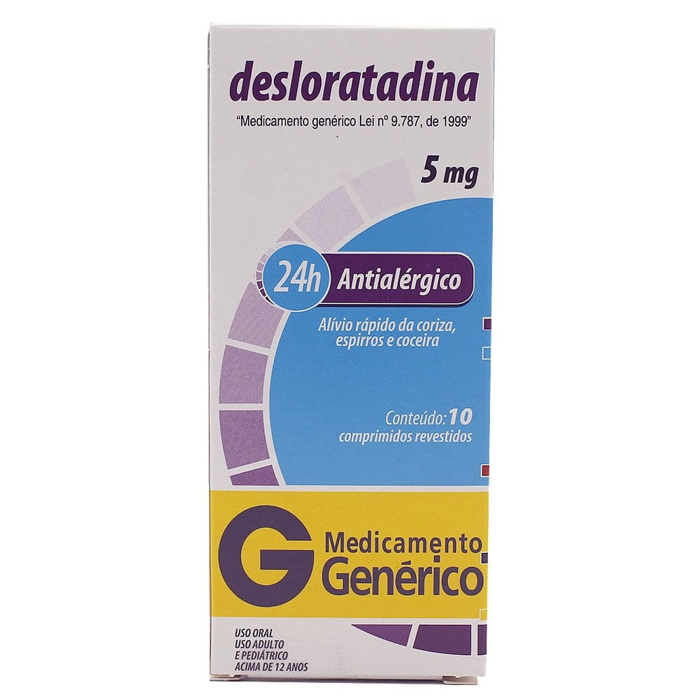 Encontraproduto.com.br - Desloratadina 5M10Cpr Rev - Legr