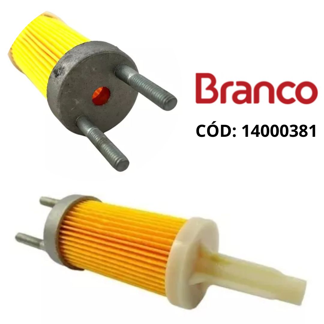 Filtro De Combustível Motor Diesel BD  5.0/7.0 HP Branco Toyama Buffalo