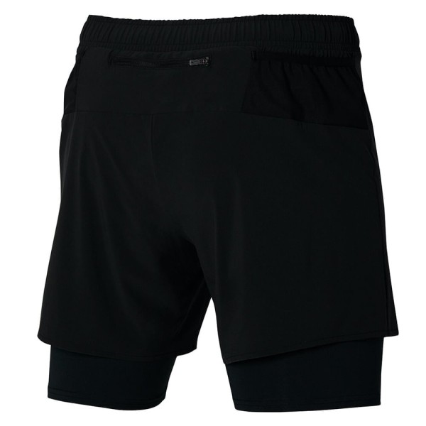 Encontraproduto.com.br - Bermuda de Compressão Masculina Mizuno 5.5 2 IN1