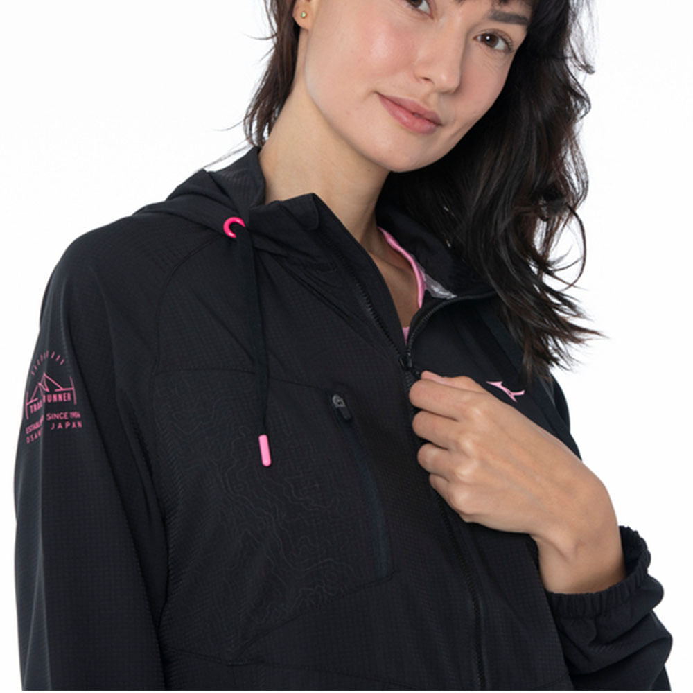 Encontraproduto.com.br - Jaqueta de Treino Feminina Mizuno Trail