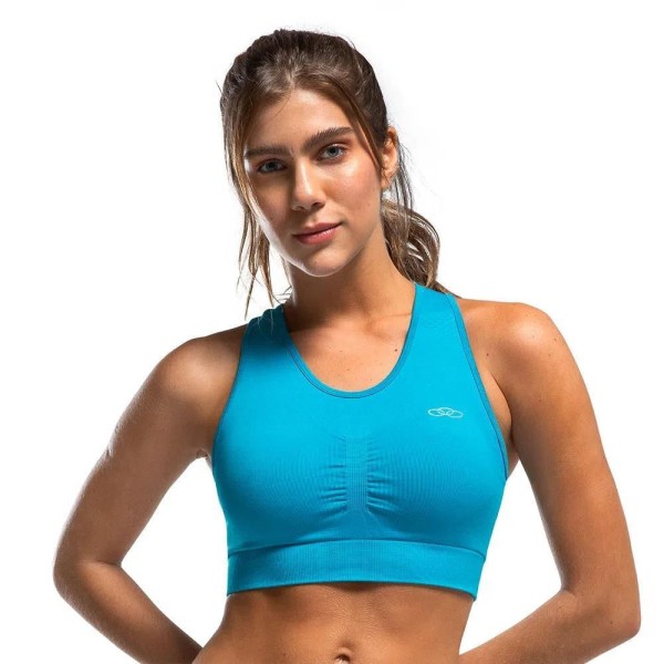 Top Olympikus Feminino Reto Com Bojo Knit Academia Malha
