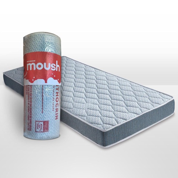Colchão De Espuma King À Vácuo Moush D45 Orthocrin - 193x203x24