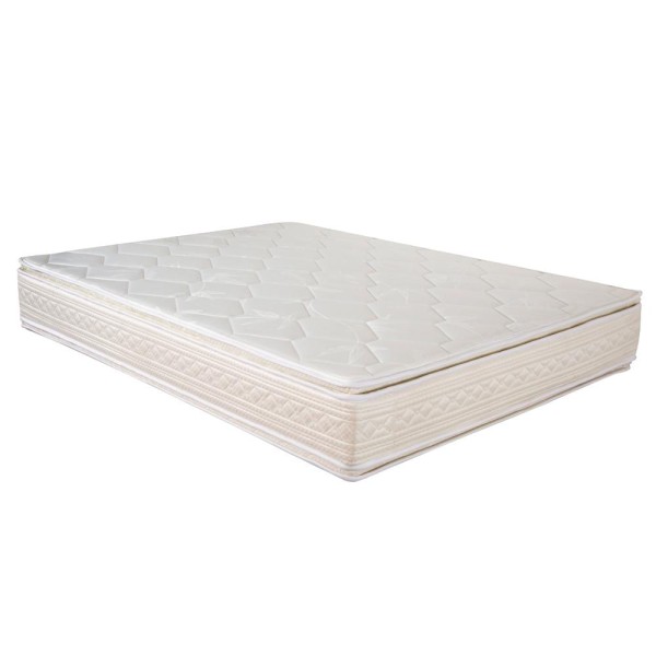 Encontraproduto.com.br - Colchão King Espuma D33 Orthocrin Royal Saúde Plus Pillowtop - 193x203x24