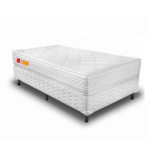 Encontraproduto.com.br - Colchão Solteiro Espuma D45 Orthocrin Royal Saúde Plus - 88x188x25