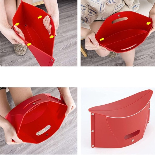 Encontraproduto.com.br - Bolsa Banco Assento Portátil Dobrável Multifuncional Com Orifício Para Alça Tamanho:único