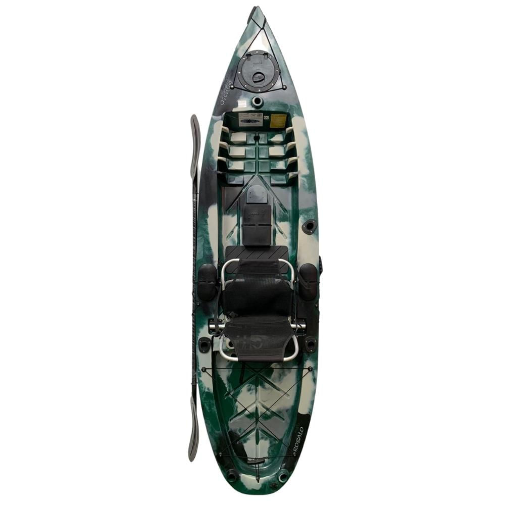 Caiaque De Pesca Robalo Pró Com Remo Caiaker! Pronta Entrega