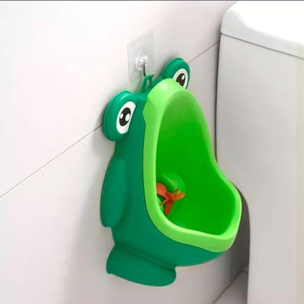 Encontraproduto.com.br - Urinol Penico Troninho Sapo Desfralde Com Alvo Giratório