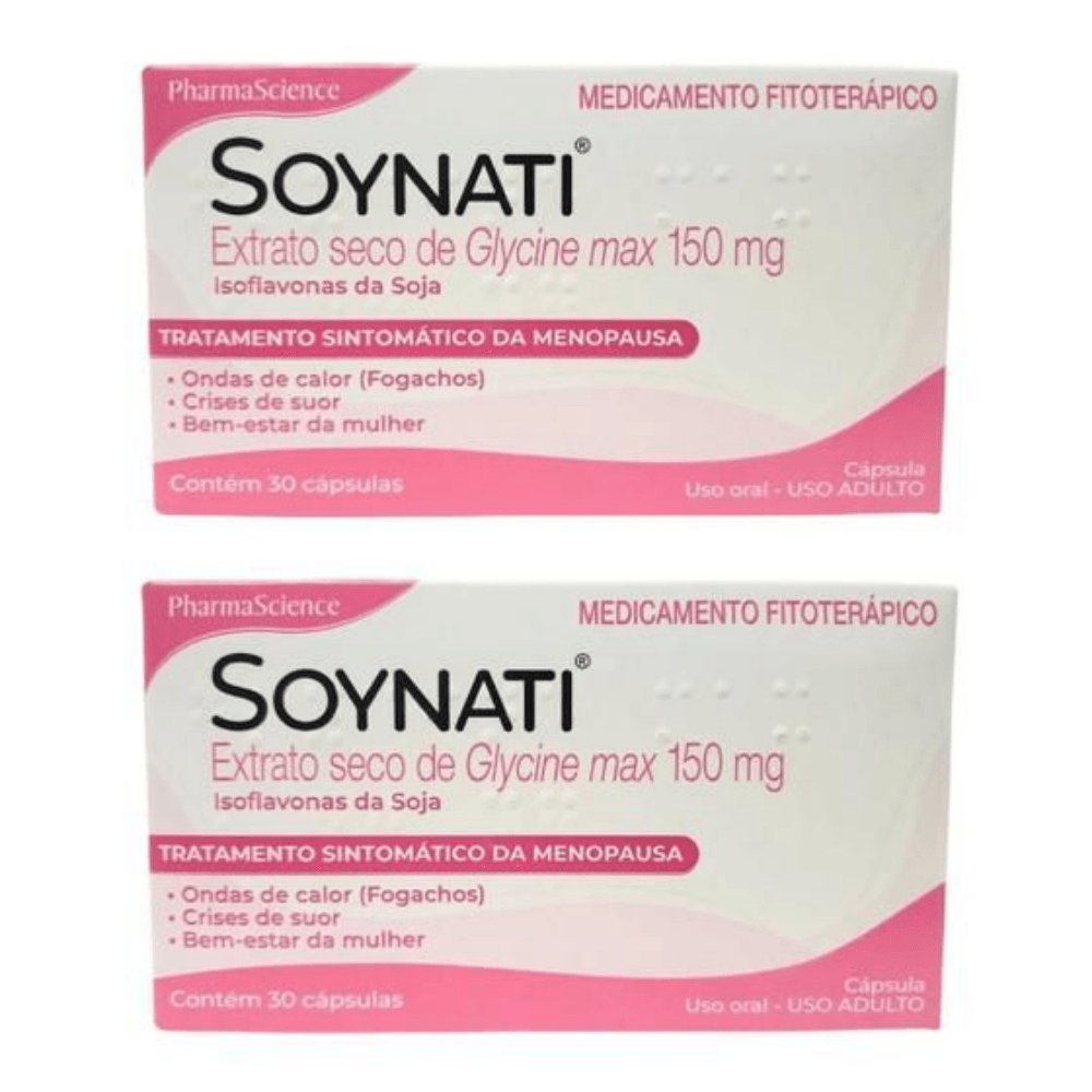 Kit C/2 Soynati 150MG C/30 Cápsulas - PharmaScience
