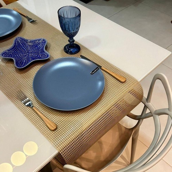 Encontraproduto.com.br - Passadeira Para Mesa Posta 2,00mt X 40cm Caminho Mesa