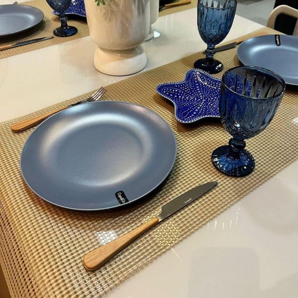Encontraproduto.com.br - Passadeira Para Mesa Posta 2,00mt X 40cm Caminho Mesa
