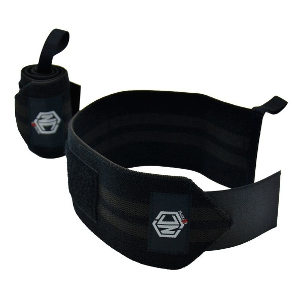 Encontraproduto.com.br - Munhequeira Elástica Wrist Wrap - Cross Training - Lpo - Nc Extreme Cor:preto