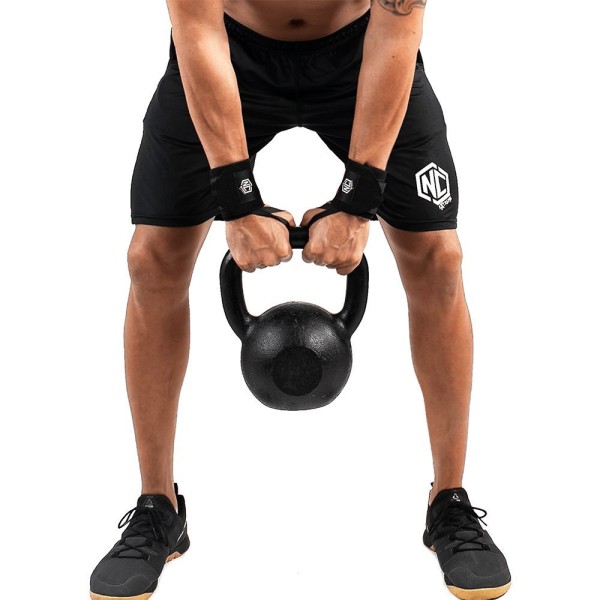 Encontraproduto.com.br - Munhequeira Elástica Wrist Wrap - Cross Training - Lpo - Nc Extreme Cor:preto