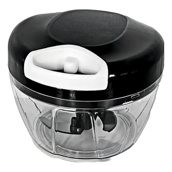 Encontraproduto.com.br - Processador Alimento Manual 3 Lâminas Inox 500ml
