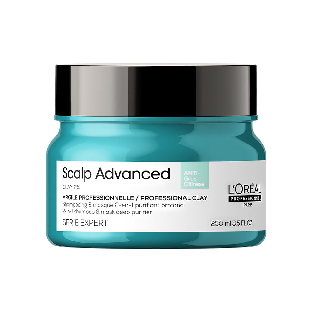 Encontraproduto.com.br - Kit LOréal Professionnel  Serie Expert Scalp Advanced - Shampoo 300 ml + Tratamento Calmante Intensivo 200 ml + Máscara de Tratamento 2 em 1 250 ml
