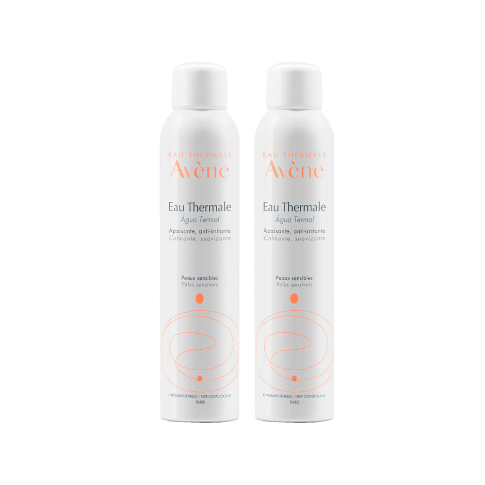 Encontraproduto.com.br - Kit Avène Água Termal Facial Calmante Eau Thermale 300 ml - 2 Unidades Kit Avène Água Termal Facial Calmante Eau Thermale 300ml - 2 Unidades