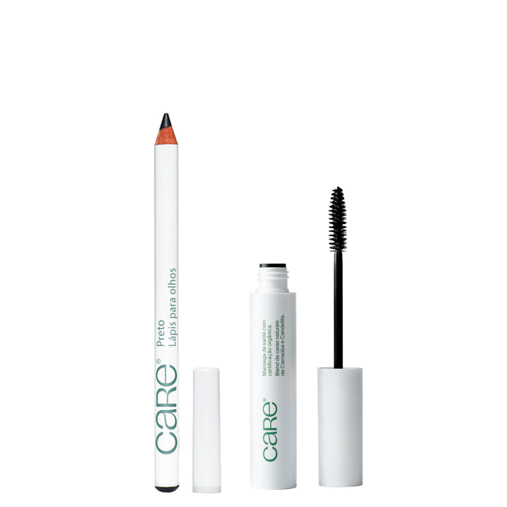 Encontraproduto.com.br - Kit Maquiagem Para Os Olhos Care Natural Beauty – 2 Produtos