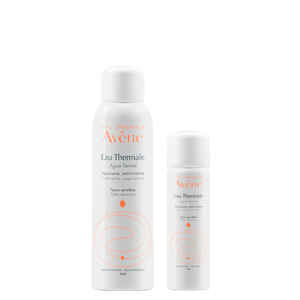Encontraproduto.com.br - Kit Água Termal Facial Avène Eau Thermale - Água Termal 150 ml + Água Termal 50 ml