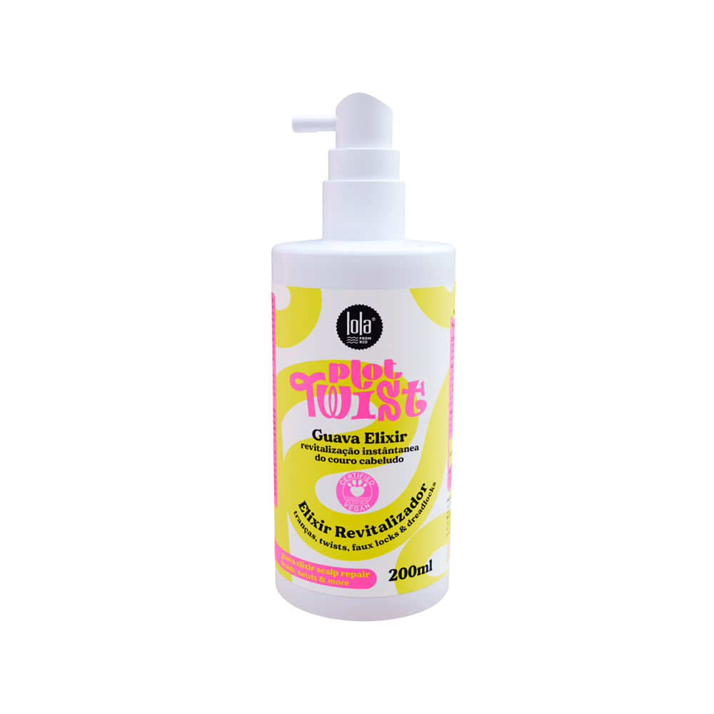 Encontraproduto.com.br - Kit  Lola Cosmetics Plot Twist - Elixir Revitalizador 200 ml + Creme Modelador 480 g