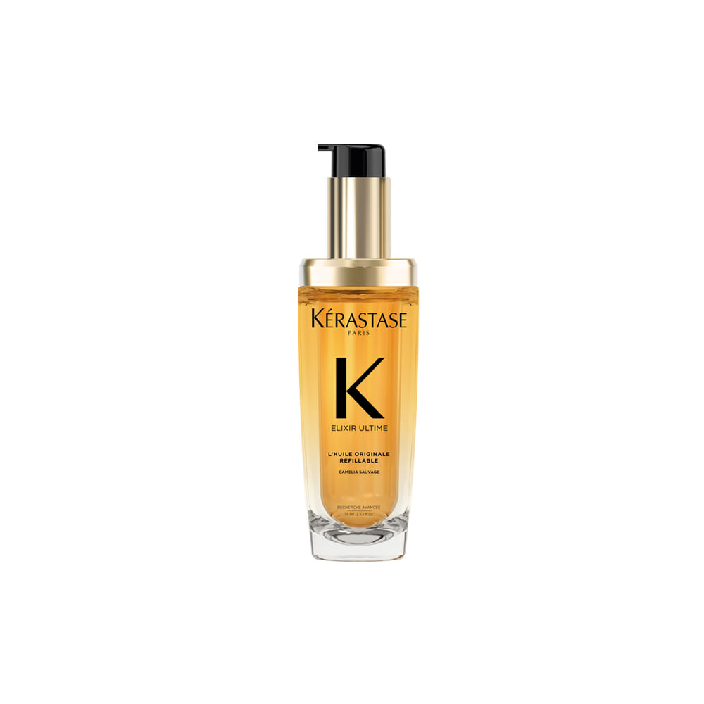 Encontraproduto.com.br - Kit Kérastase Elixir - Óleo Capilar Elixir Ultime Lhuile Originale 75 ml + Óleo Capilar Elixir Ultime Lhuile Rose 100 ml