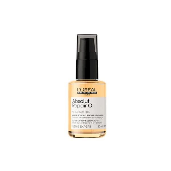 Encontraproduto.com.br - Kit Loréal Professionnel Serie Expert Absolut Repair Gold Quinoa - Shampoo 300 ml + Óleo Capilar 30 ml