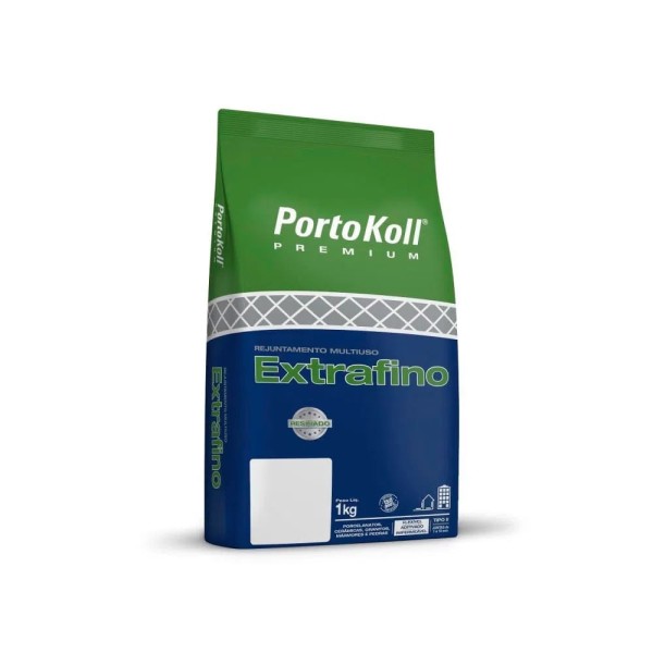 Rejunte para Porcelanato Flexível Extra Fino Caramelo 3kg  Portokoll