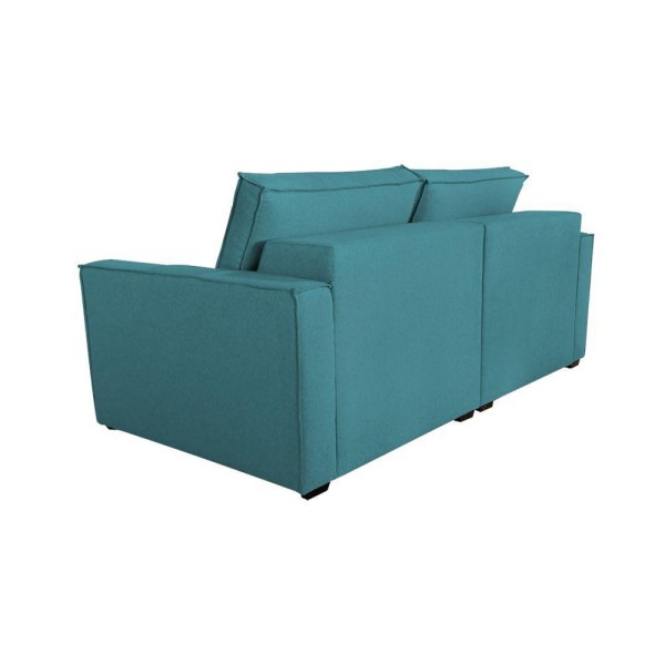 Encontraproduto.com.br - Sofá Retrátil Bipartido Cardeal Linho Azul índigo 2,40m