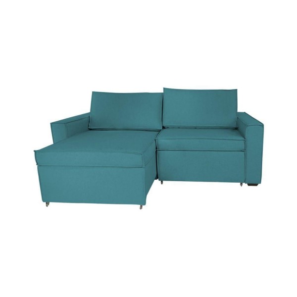 Encontraproduto.com.br - Sofá Retrátil Bipartido Cardeal Linho Azul índigo 2,60m