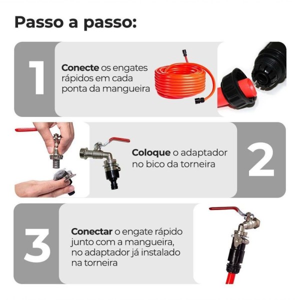 Encontraproduto.com.br - Bico De Mangueira De Alta Pressão 3 Em 1 - Valecom