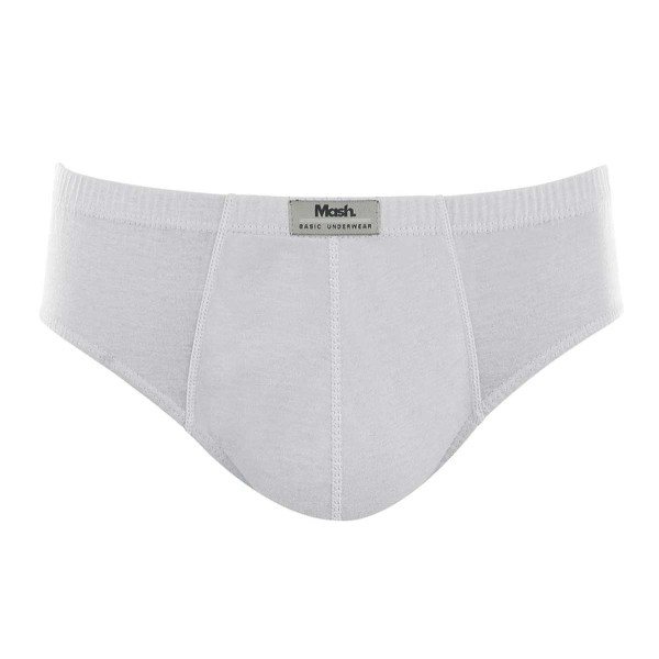 Encontraproduto.com.br - Cueca Slip Branco GG Algodão Mash