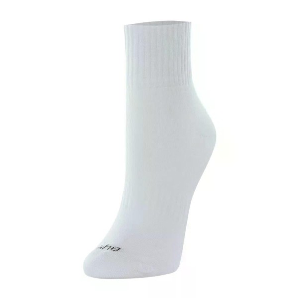 Encontraproduto.com.br - Meia Cano Curto Feminina Lisa She Microfibra Branca